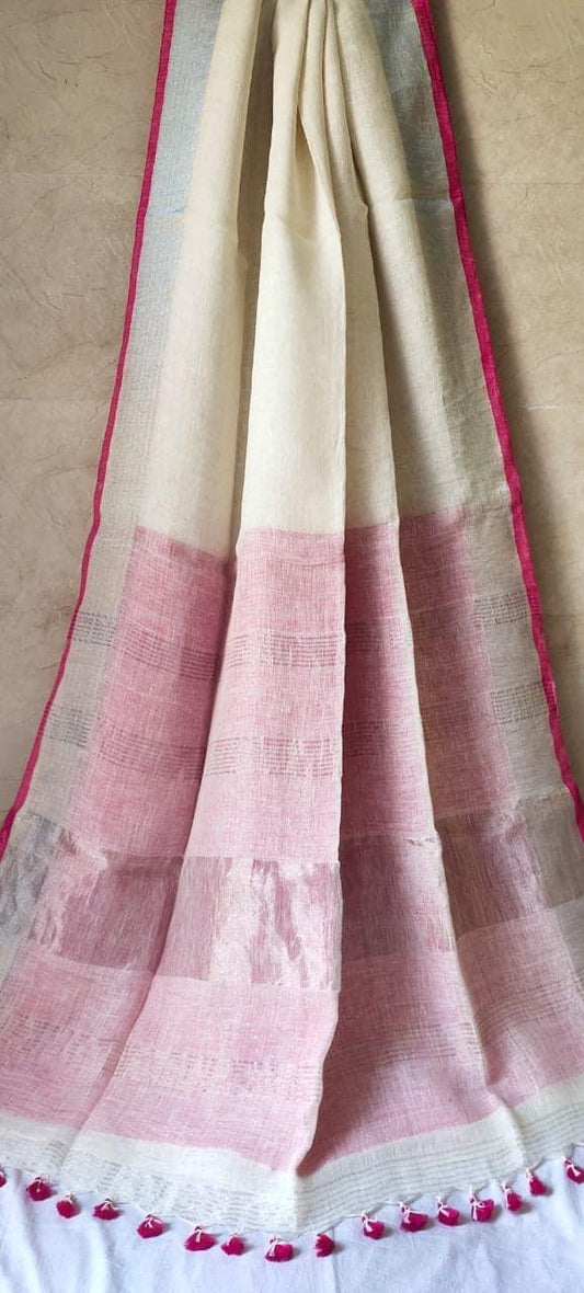 Pure Linen by Linen Saree