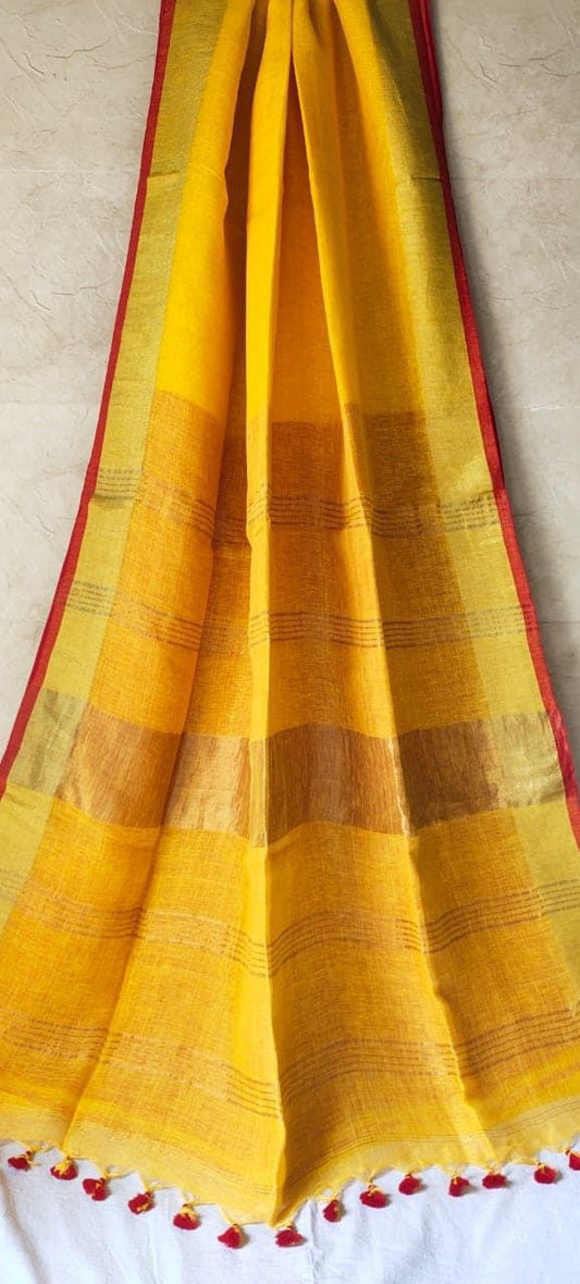 Pure Linen by Linen Saree