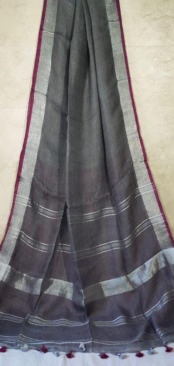 Pure Linen by Linen Saree