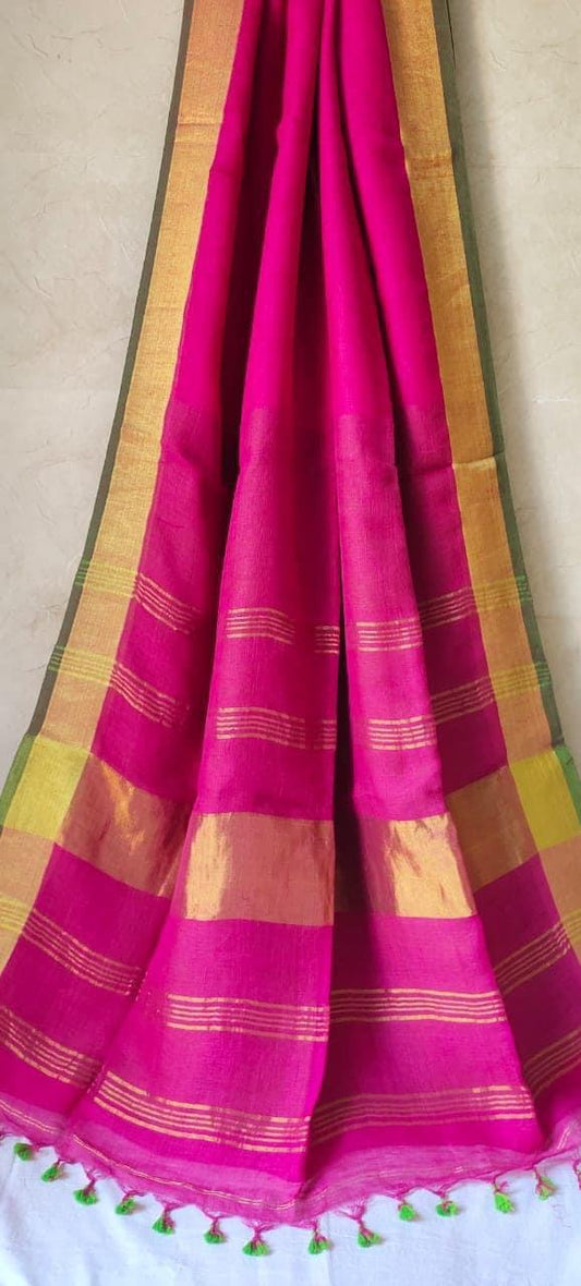 Pure Linen by Linen Saree