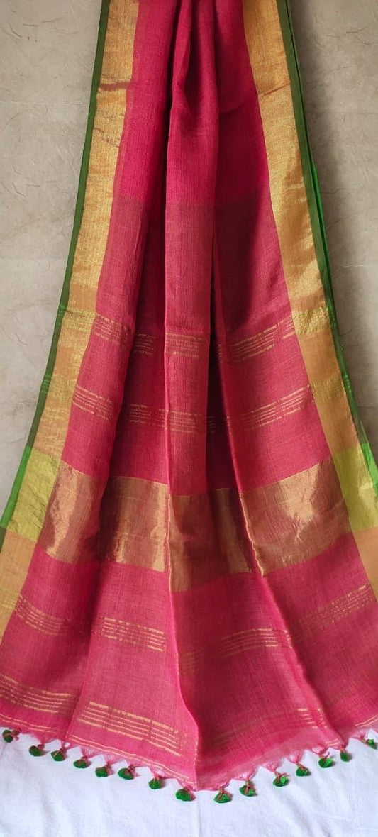 Pure Linen by Linen Saree