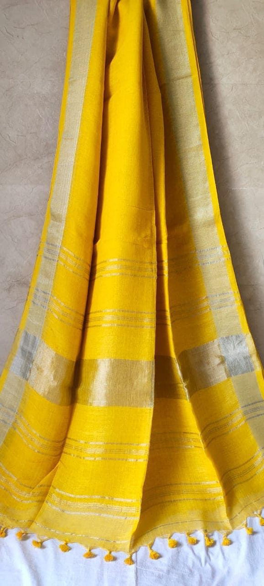 Pure Linen by Linen Saree