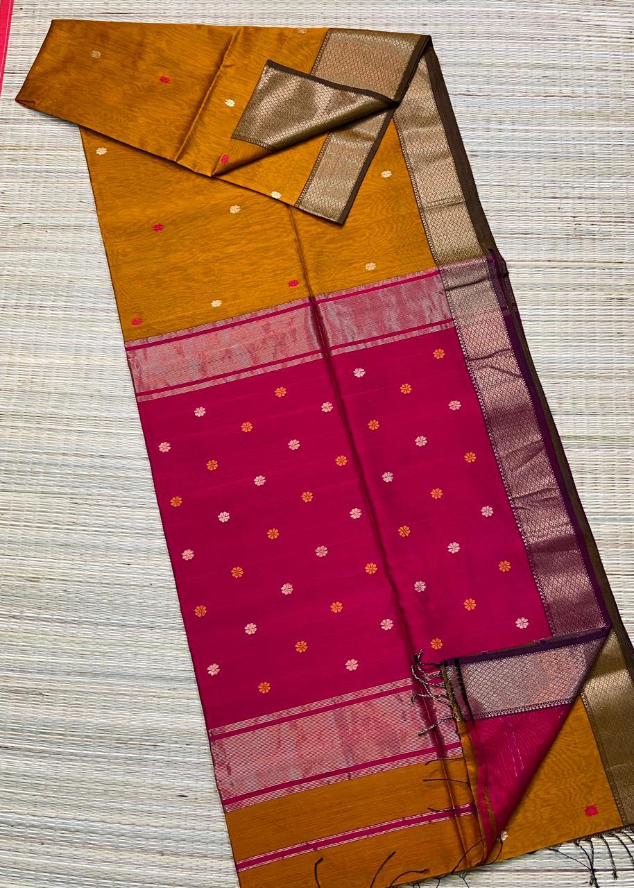 Maheshwari Handloom Saree