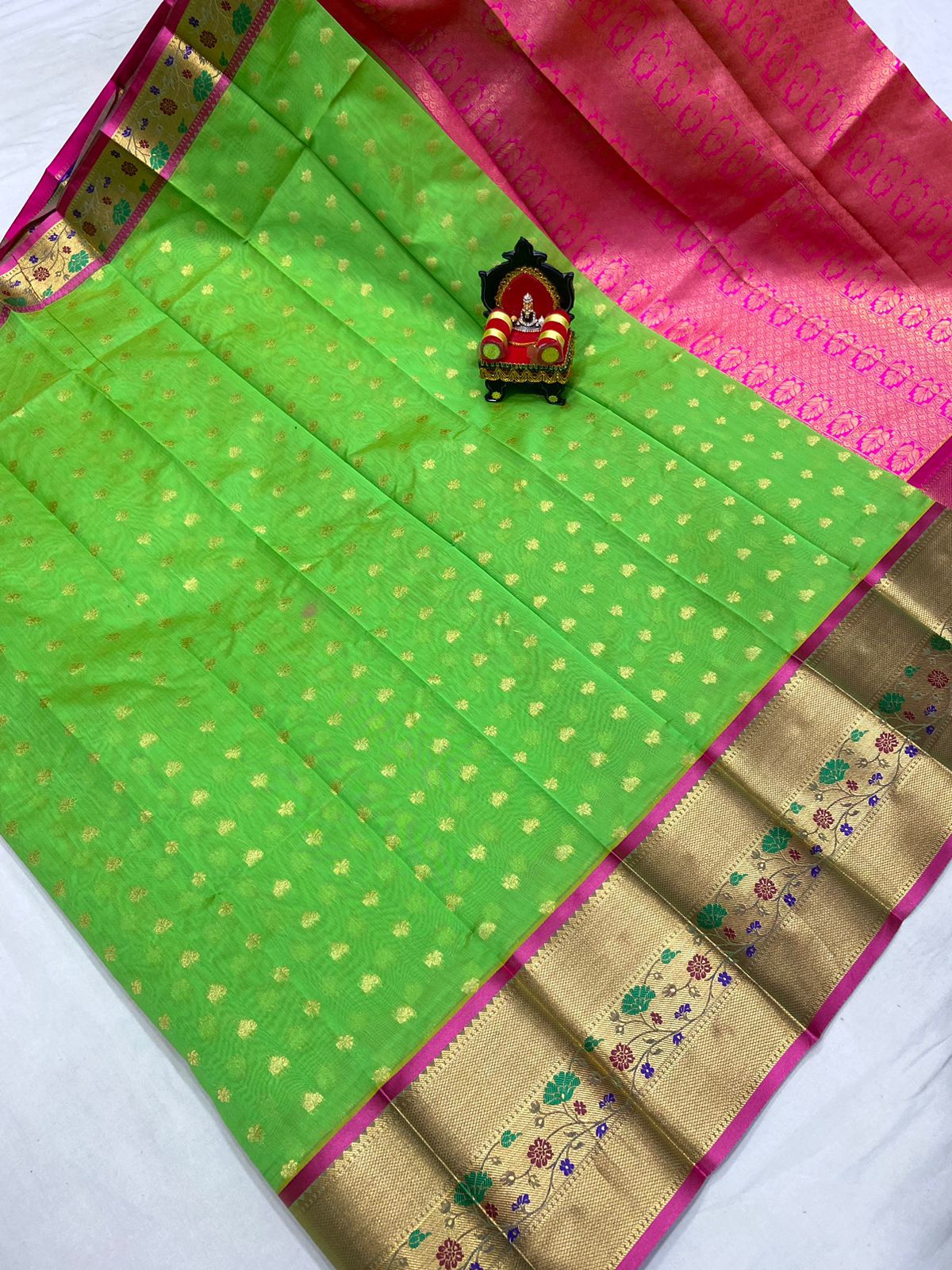 Kuppatam Chanderi Saree