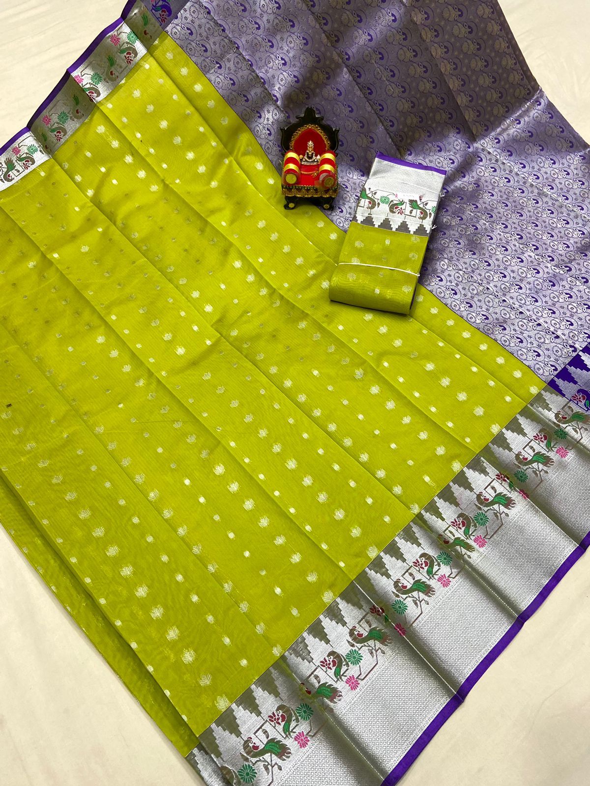 Kuppatam Chanderi Saree