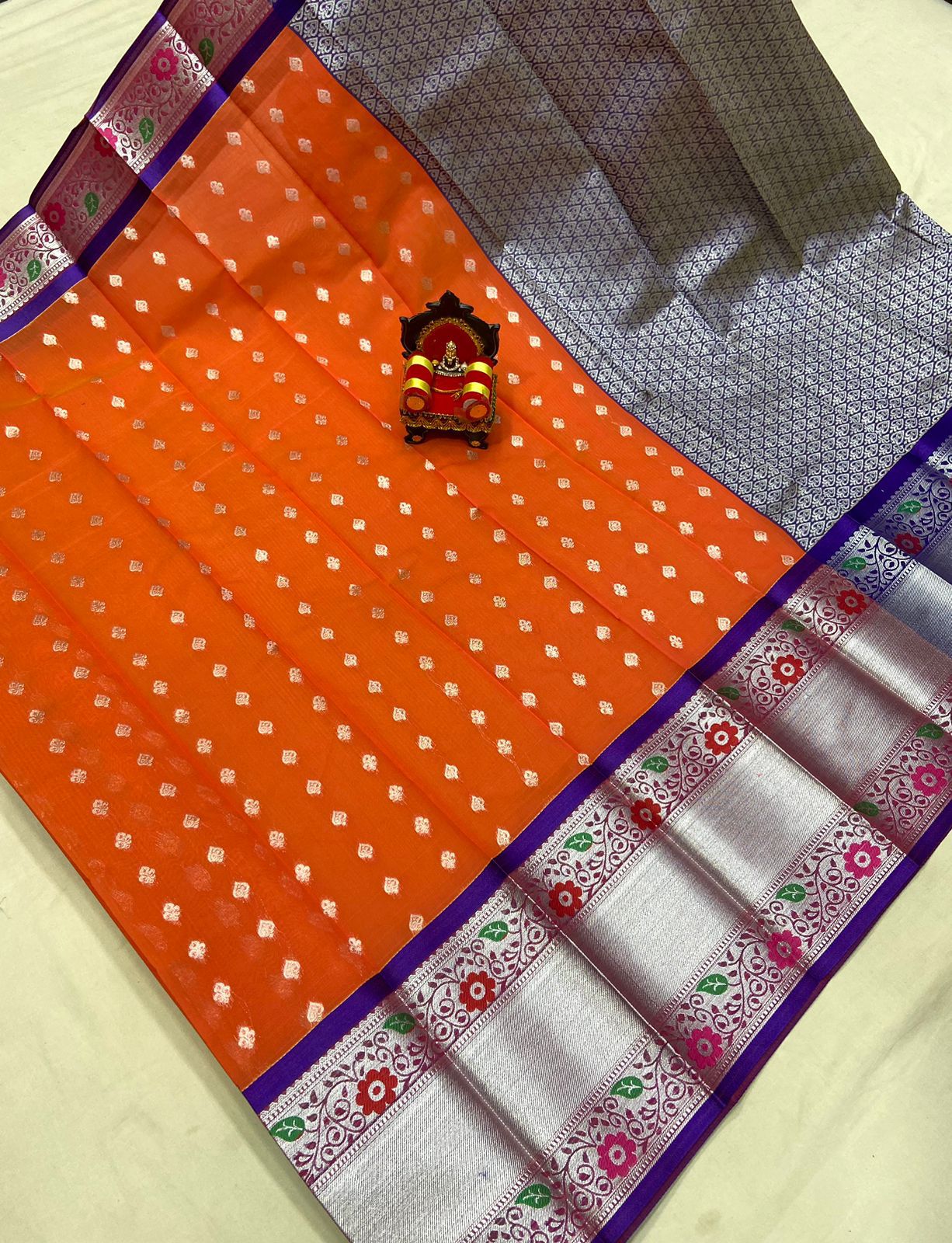 Kuppatam Chanderi Saree