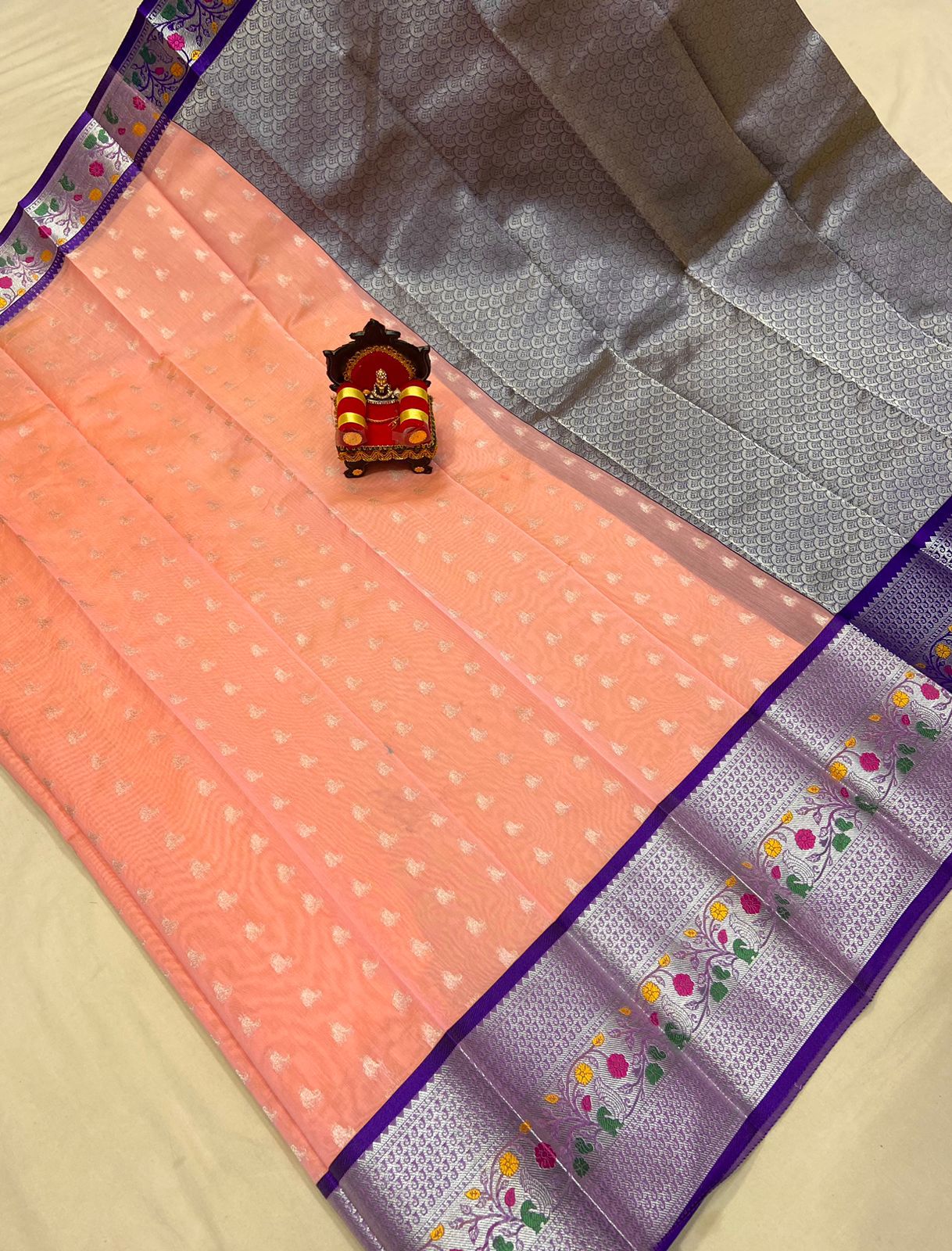 Kuppatam Chanderi Saree