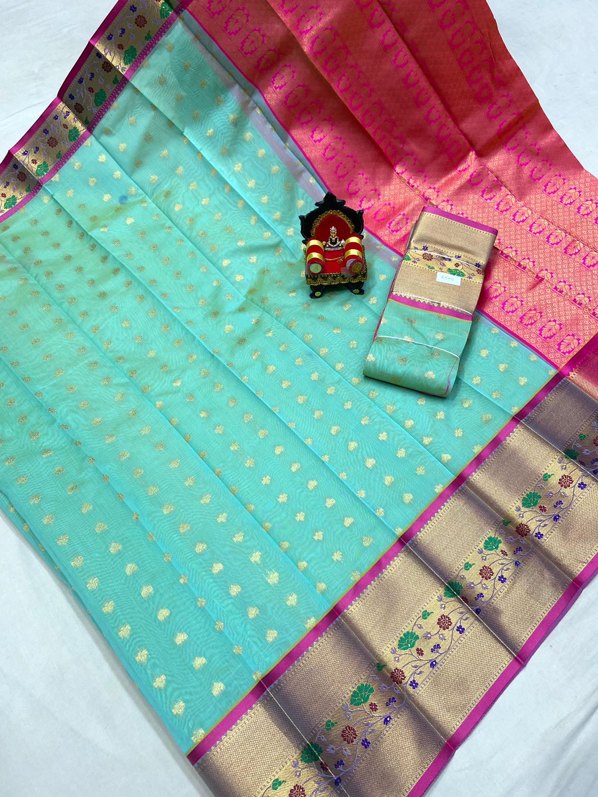 Kuppatam Chanderi Saree