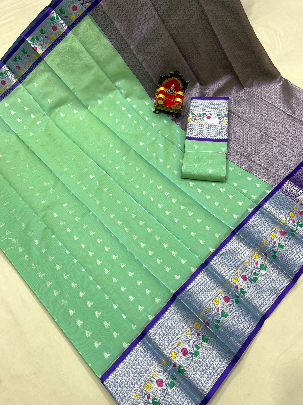 Kuppatam Chanderi Saree