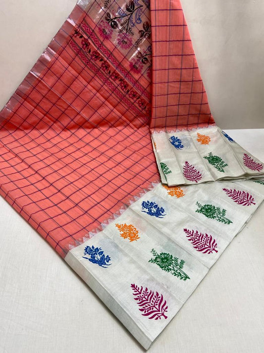 Kuppatam Chanderi Saree