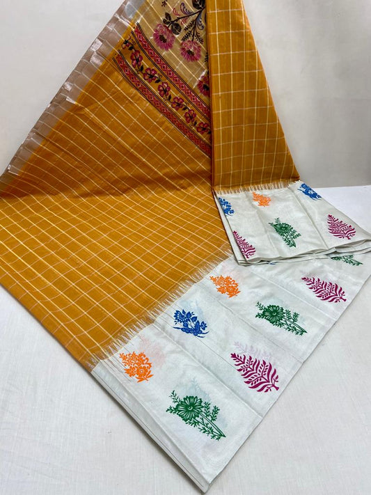 Kuppatam Chanderi Saree