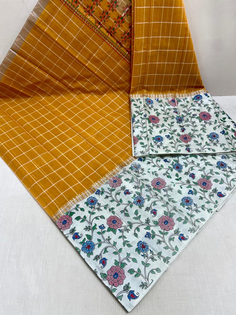 Kuppatam Chanderi Saree