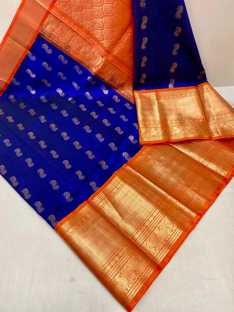 Kuppadam Kanchi Border Saree