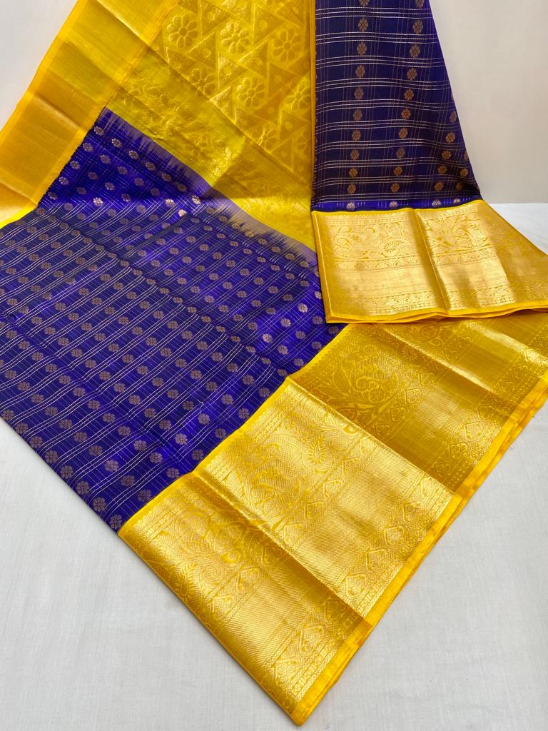 Kuppadam Kanchi Border Saree