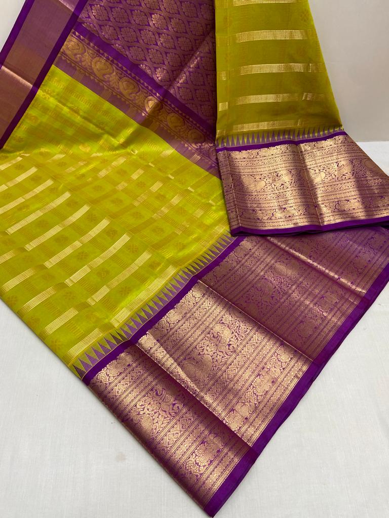 Kuppadam Kanchi Border Saree