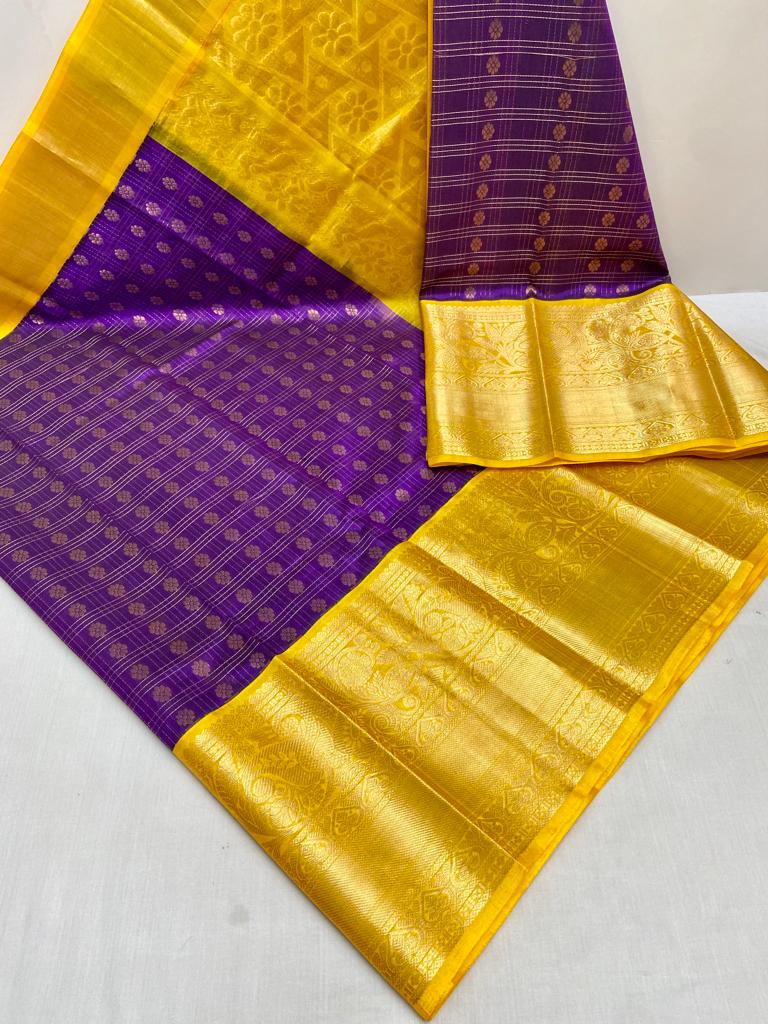 Kuppadam Kanchi Border Saree