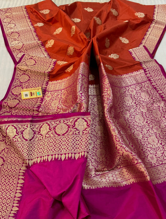 Banarasi Pure Handloom Katan Silk Saree
