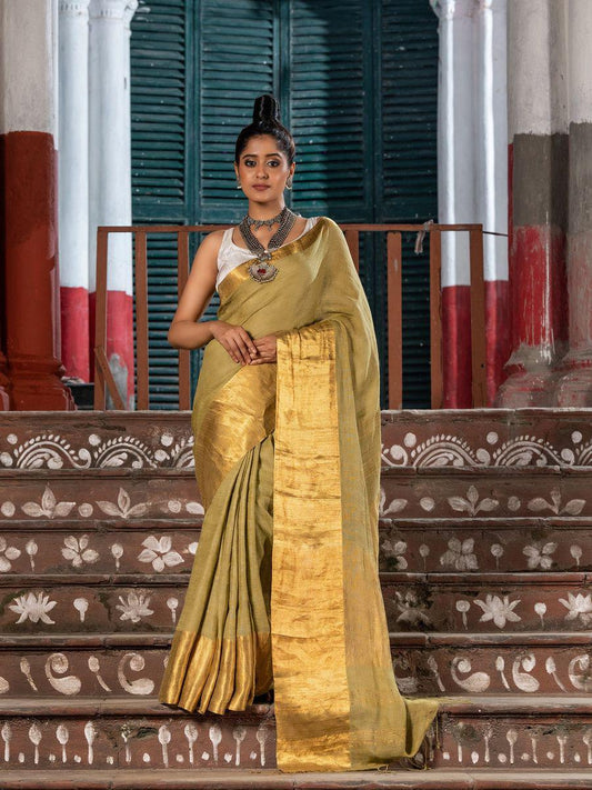 Pure Linen by Linen Saree