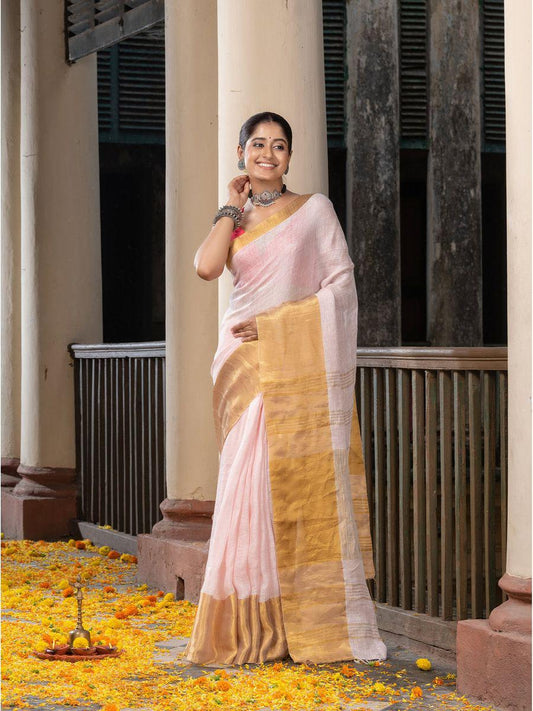 Pure Linen by Linen Saree