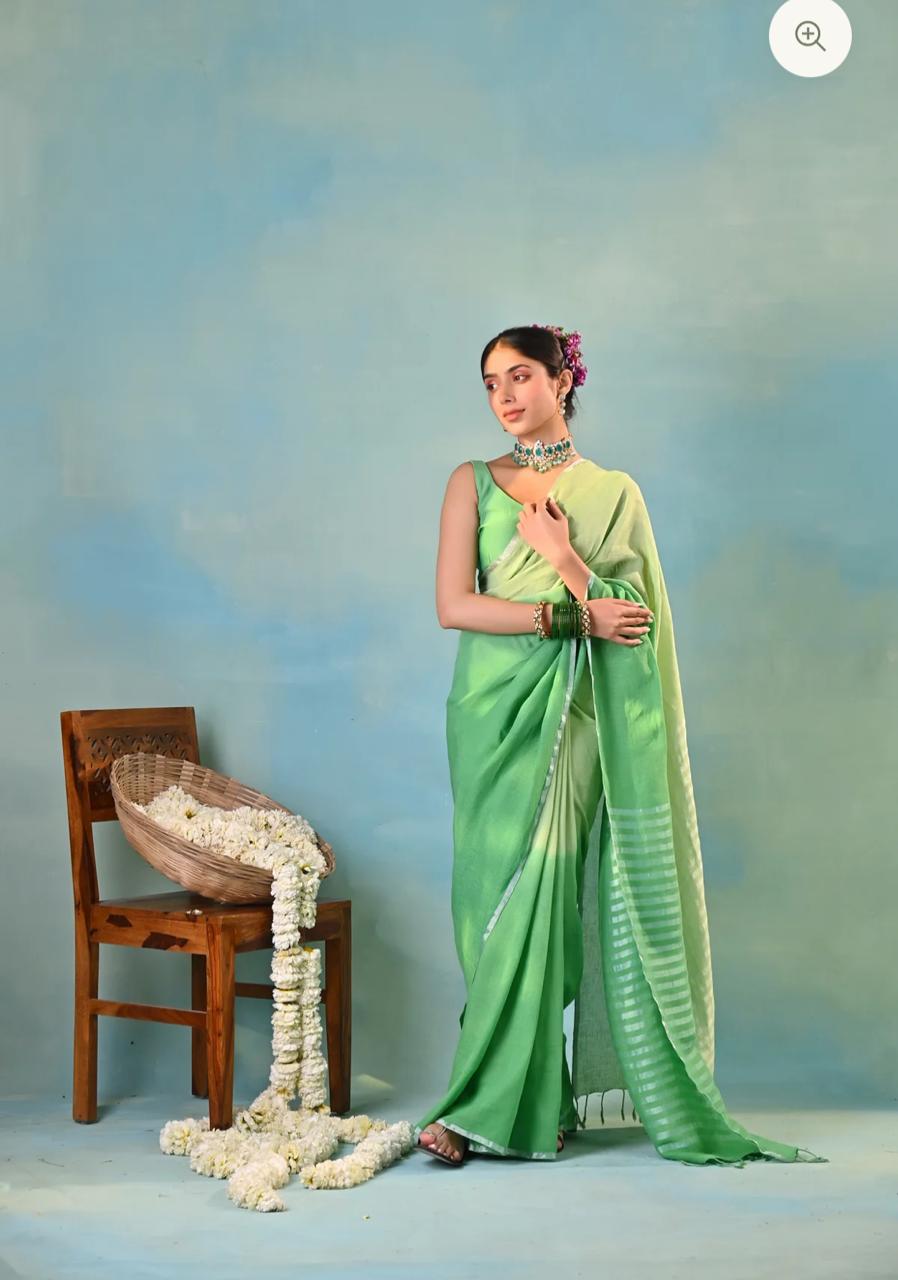 Pure Linen by Linen Saree