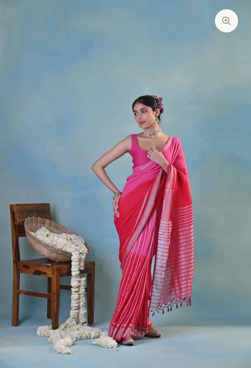 Pure Linen by Linen Saree