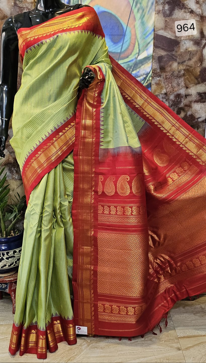 Gadwal Pure Silk Saree