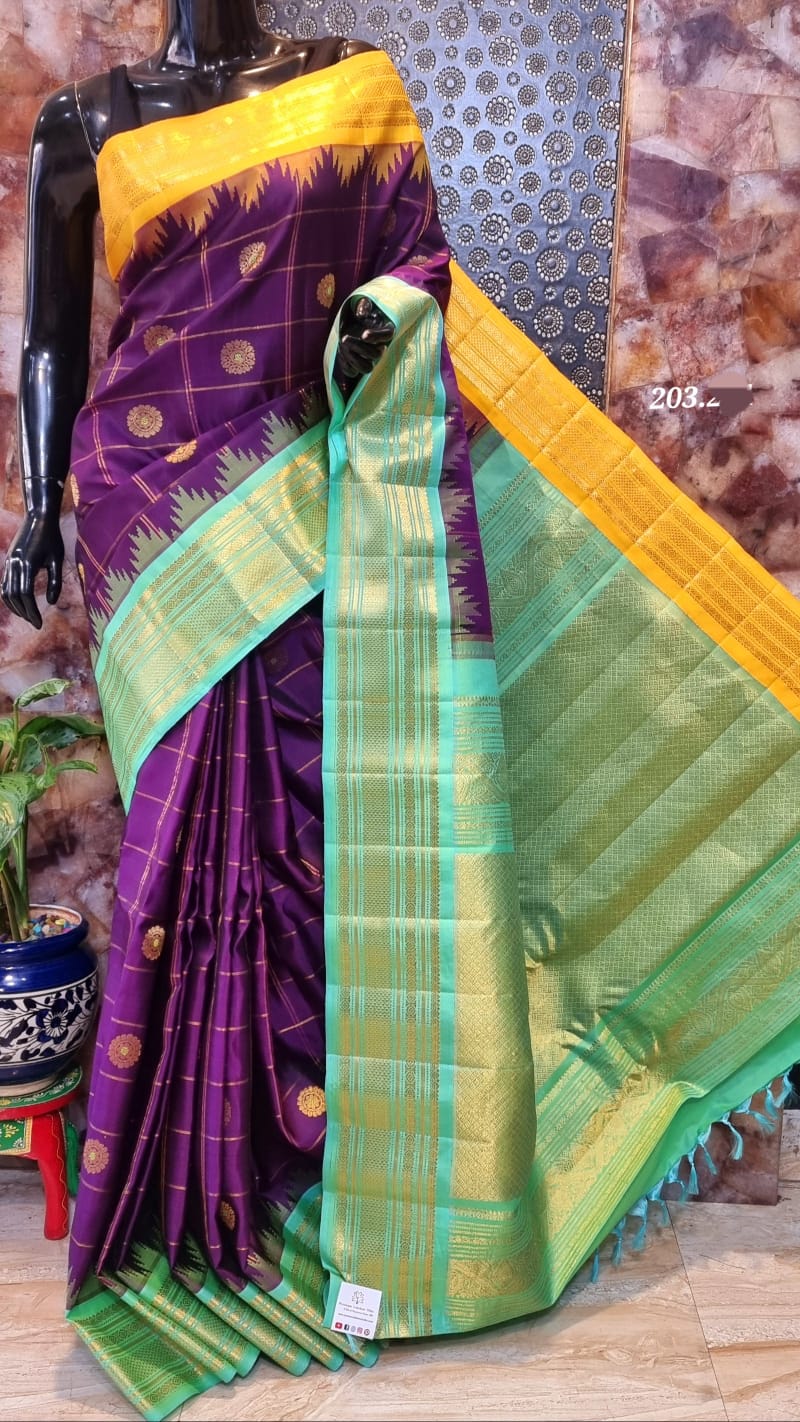 Gadwal Pure Silk Saree