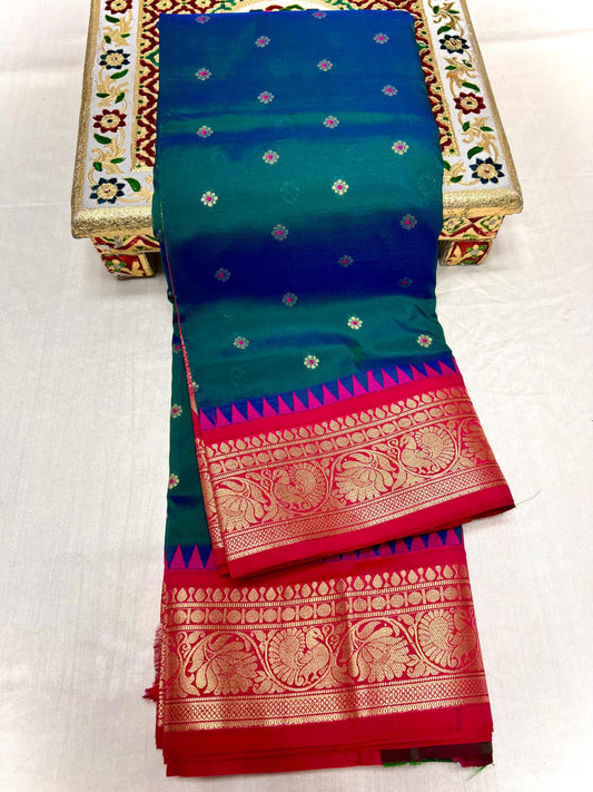 Paithani Kanjivaram Soft Silk Saree