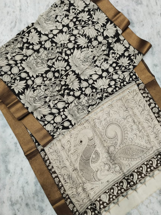 Kalamkari Bangalore Silk Saree