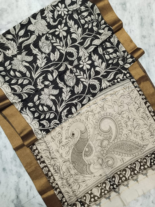 Kalamkari Bangalore Silk Saree