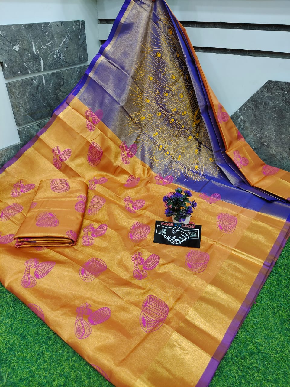 Pure Uppada Tissue Saree