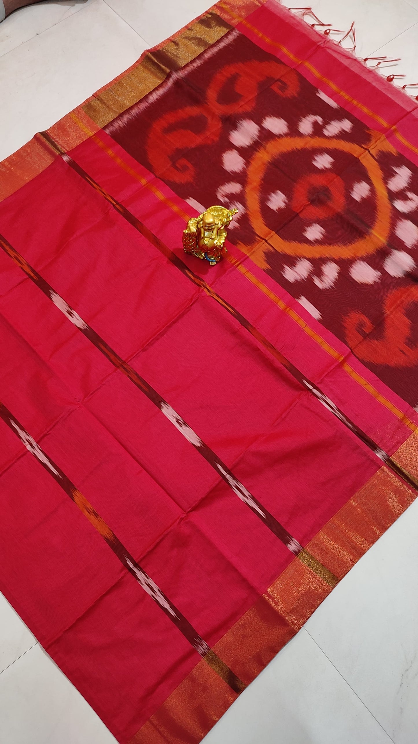 Pure Handloom Pochampally Cotton Saree