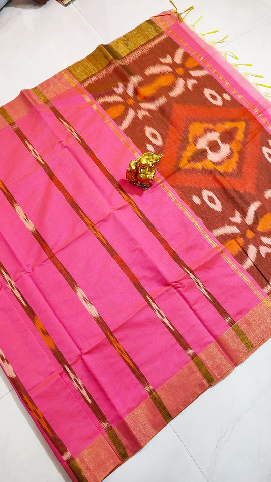 Pure Handloom Pochampally Cotton Saree