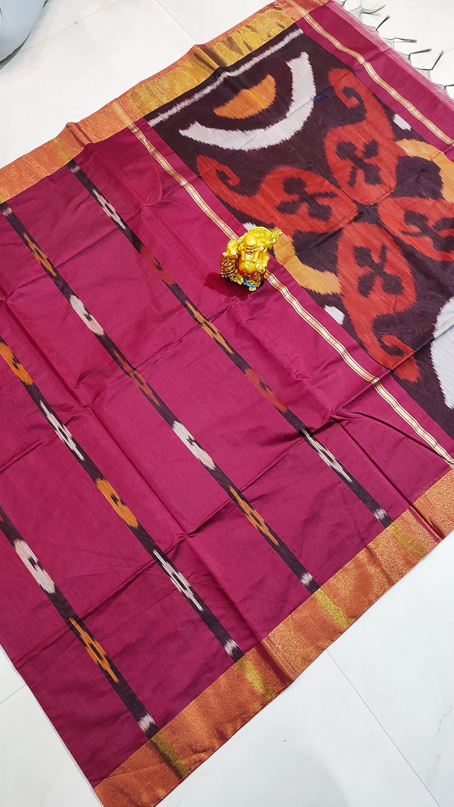 Pure Handloom Pochampally Cotton Saree