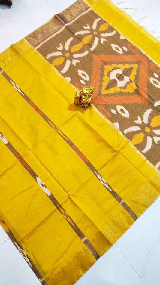 Pure Handloom Pochampally Cotton Saree