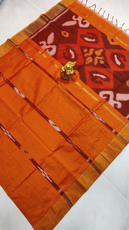 Pure Handloom Pochampally Cotton Saree