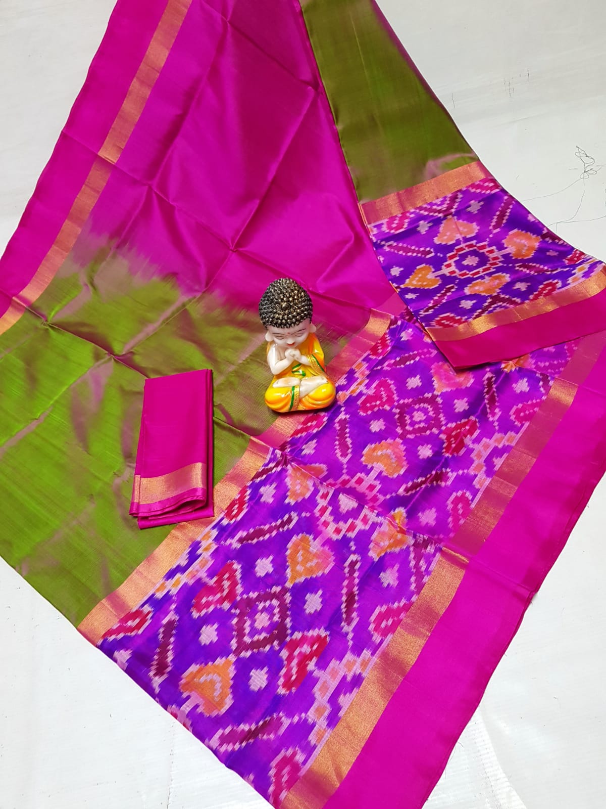 Pure Uppada Pochampally Big Border Saree