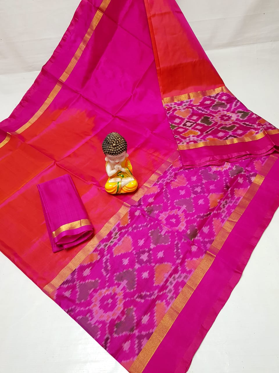 Pure Uppada Pochampally Big Border Saree