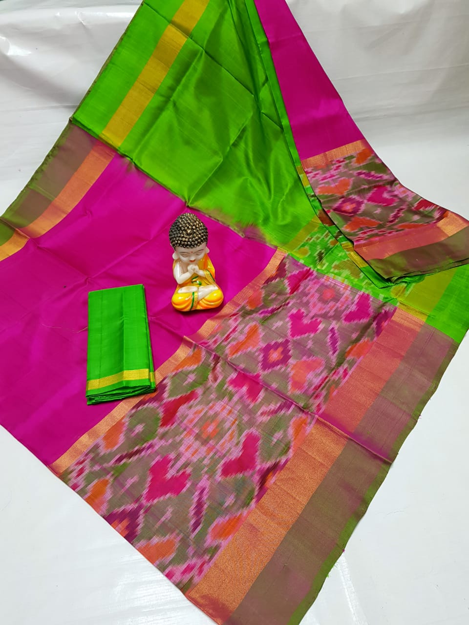 Pure Uppada Pochampally Big Border Saree