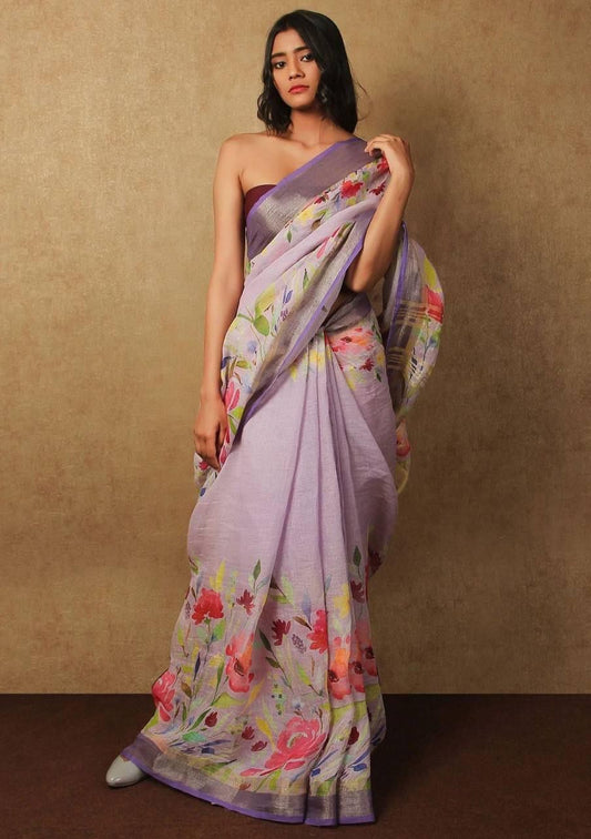 Pure Linen by Linen Saree