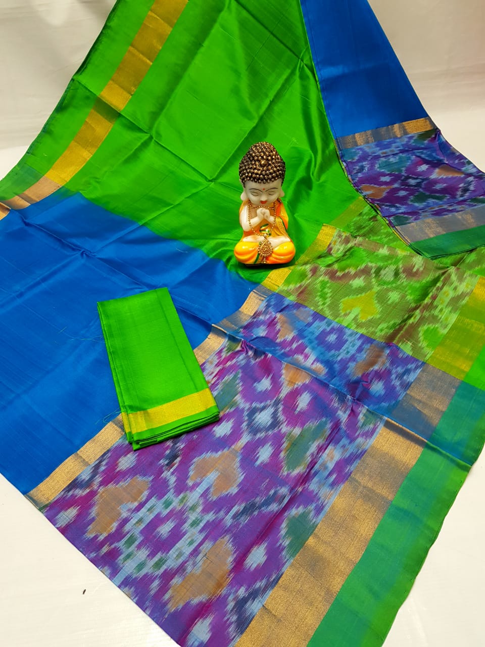 Pure Uppada Pochampally Big Border Saree