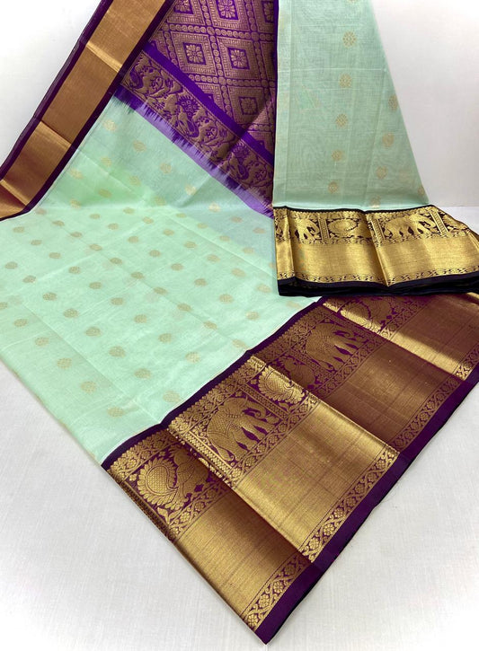 Kuppadam Saree with Kanchi Border