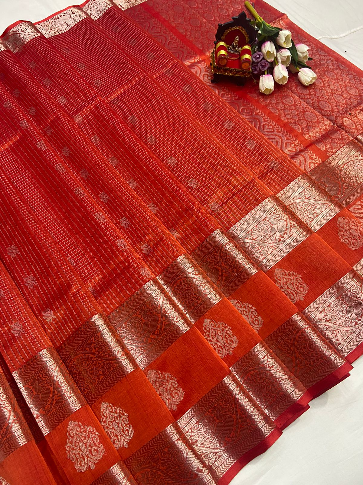 Kuppatam Kanchi Border Saree