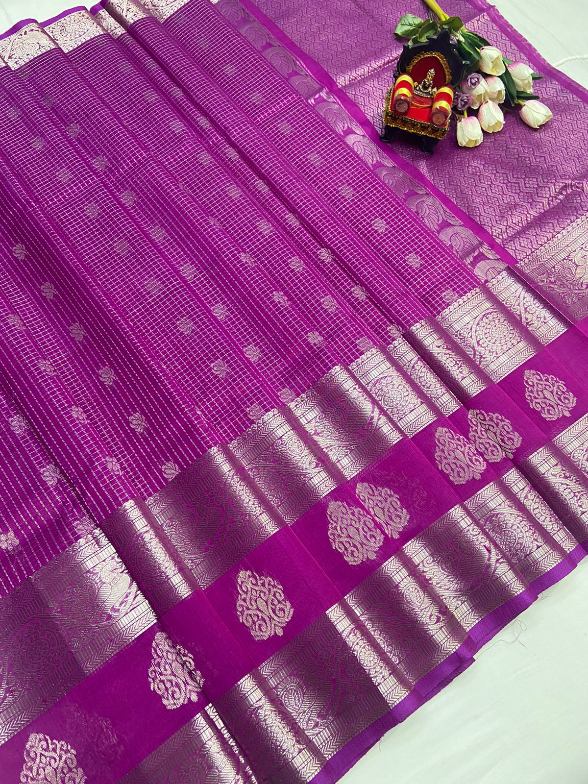 Kuppatam Kanchi Border Saree