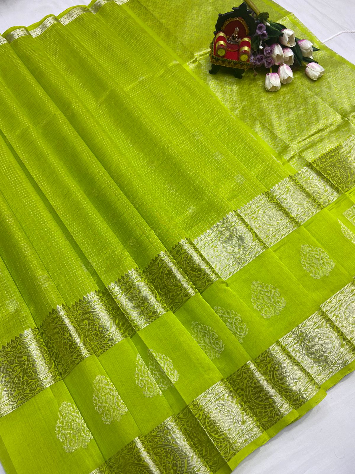 Kuppatam Kanchi Border Saree