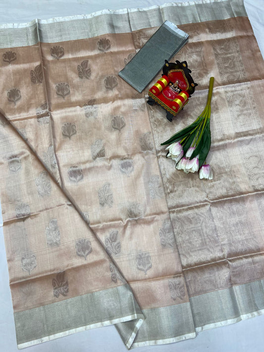 Uppada Silver Butta Saree