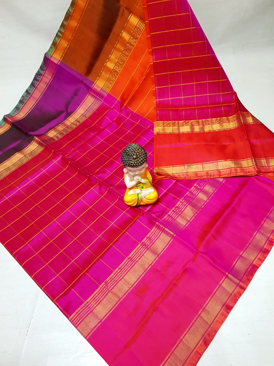 Pure Uppada Checks Saree