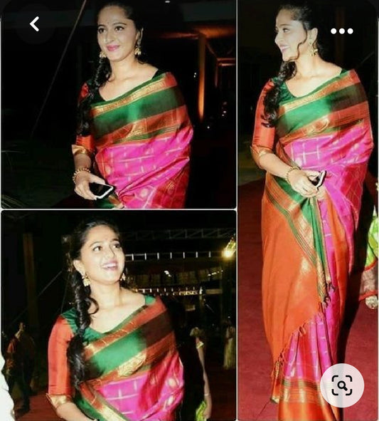 Pure Uppada Checks Saree