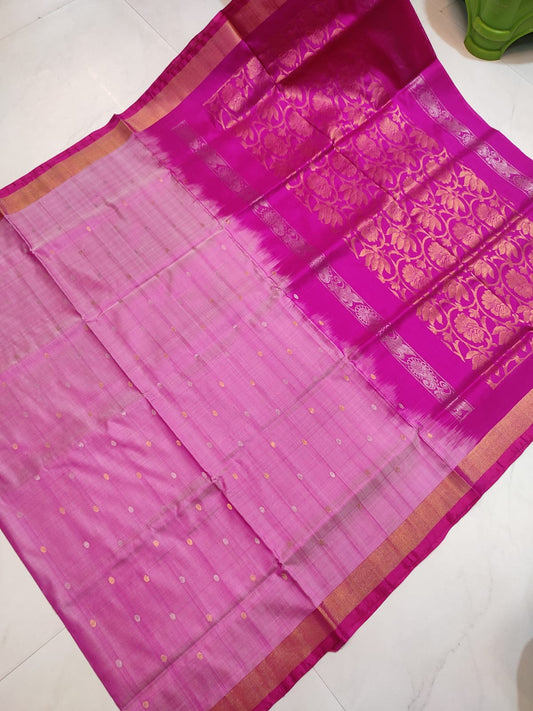 Pure Silk Uppada Jamdani Buta Saree