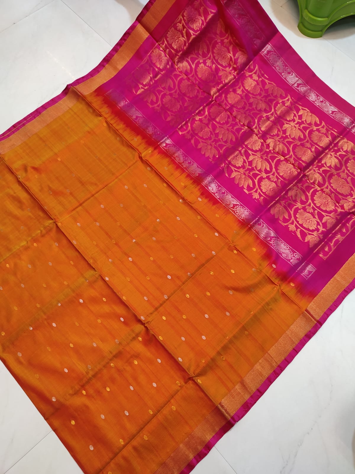 Pure Silk Uppada Jamdani Buta Saree